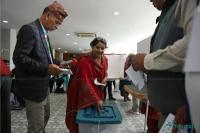 Voting underway at Nepali Congress general convention (Pictures)