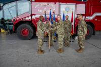 346th AEW conducts change of command as 31st Air Task Force takes over mission
