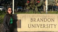 Educator from Brazil sharing expertise during visiting professorship at BU