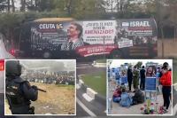 Madrid bus campaign from pro-Israel group links Ceuta border breach to Oct. 7 massacre