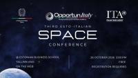 Tallinn will host the third Italian-Estonian space conference
