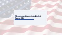 Cheyenne Mountain Ballot Issue 4B