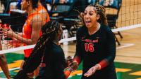 Florida A&M Volleyball defeated Jackson State on the road