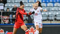 Smith scores late equalizer as Canada salvages draw with Denmark