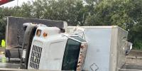 Overturned trucks shut down part of I-10 in Escambia County FL