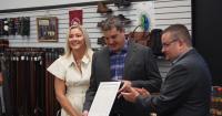Mescher family receives small business award