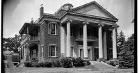 A haunted house is an iconic Halloween symbol, especially in New Orleans and in media