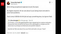 A ₹10.9 crore salary and no degree requirement: Why Google DeepMind's job ad is dividing the internet
