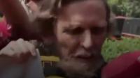 Who is the Belgian-born economist protesting at Jantar Mantar?