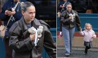 Molly-Mae Hague looks stylish as she enjoys some quality time with daughter Bambi after revealing her £3.8million Cheshire mansion is still lying empty despite rental offers