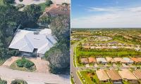Rotting Florida mansion goes up for auction after becoming neighborhood eyesore for nearly a decade in exclusive coastal enclave