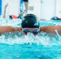 Swimming falls by one point to Northern Iowa at first-ever home meet