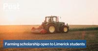 Farming scholarship open to Limerick students