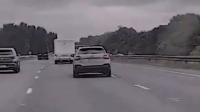 Shocking moment Audi driver weaves through M56 traffic in 165mph police chase