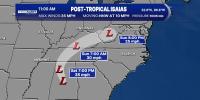 Post-tropical Isaias continues to bring dangerous flooding threats to the Southeast