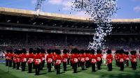 English football stadium that held 82,000 knocked down and rubble used to decorate London park
