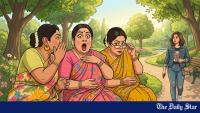 Dhaka women are modern until Brown Aunty Syndrome kicks in