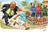 FORMER failed PAP candidate Paula Manumanunitoga Must Understand: Chiefs Are Not Above Criticism, Indo-Fijians Do Not Need His Permission to Belong. He should be SACKED as the Fijian Teachers Assocaition GS
