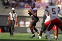 Aidan Chiles throws for 3 touchdowns and runs in another as Northwestern rips Ball State 45-14