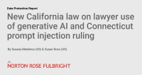 New California law on lawyer use of generative AI and Connecticut prompt injection ruling