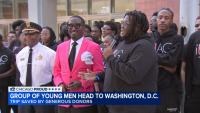 More than 50 young men from Chicago depart for Washington, D.C., after canceled trip gets 2nd chance