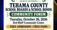 Community forum for Tehama County school board candidates, school bond to be held