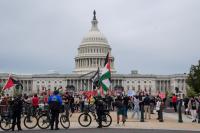 Protesters rally outside US Capitol demanding arms embargo and sanctions on Israel
