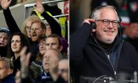 That's not much of a welcome, TV commentator quips as rowdy rugby fans boo Harry - while Sussex Squad insists they were jeering the referee