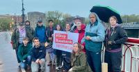 Newport residents protest over energy bills and urge MPs to act