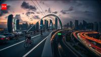 Dutch Circular Cycle Bridge: Eindhoven lifts bikes above traffic