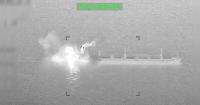 US fighter jet disables cargo ship in Gulf of Oman amid Iran blockade