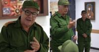 President of ICAIC receives Díaz-Canel dressed in military attire and introduced as the head of the Defense Council