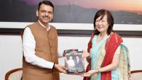 Fadnavis welcomes Akie Abe in Mumbai, highlights India-Japan cultural ties