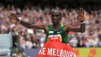 Kenya's Kipchoge clinches 1st marathon win in 3 year at Melbourne