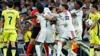 Vinicius Jr sent off for hair pull as Mourinho