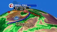 Near Record Heat Sunday Ahead of Feeble Fall Front