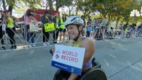 Chicago Marathon women's wheelchair: Catherine Debrunner sets world record