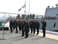 India-Russia naval ties get a boost! INS Sahyadri arrives in Vladivostok for Exercise INDRA 2026