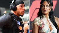 Lewis Hamilton raced to medical team after gruelling Singapore GP and misses media duties as Kim Kardashian watches on
