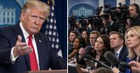 The U.S. is investigating five networks for suspending joint coverage of Trump following the media ban