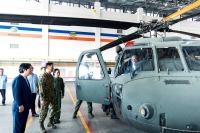 King of Eswatini thanks Taiwan for donated helicopters