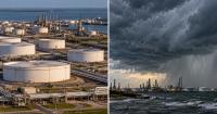 The U.S. authorizes up to four million barrels from its strategic petroleum reserve due to disruptions caused by the hurricane