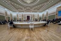 Meeting of the CIS Council of Heads of State held in Turkmenistan, for the first time with participation of the Islamic Republic of Iran