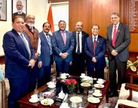 IBPC Kuwait delegation meets India’s MEA official Sibi George in New Delhi