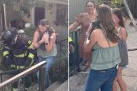 Missing kitten reunited with family after fire tears through California home