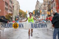 STEAMTOWN MARATHON: Connor Nisbet wins 29th running of race in rain