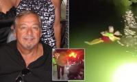 Dramatic moment brave Florida deputy dives into shark-infested waters to save wheelchair-bound grandfather, 72