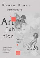 Exhibition by Bulgarian Artist Kamen Bonev to Be Unveiled in Luxembourg Oct. 17
