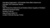 Florida Army National Guard Soldiers Deliver...