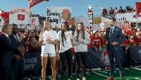 No. 1 Nebraska volleyball makes FOX Big Noon Kickoff history, sweeps No. 7 Wisconsin